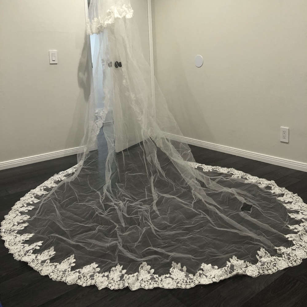 Wedding Cathedral Veil - 157 inches/4 meter